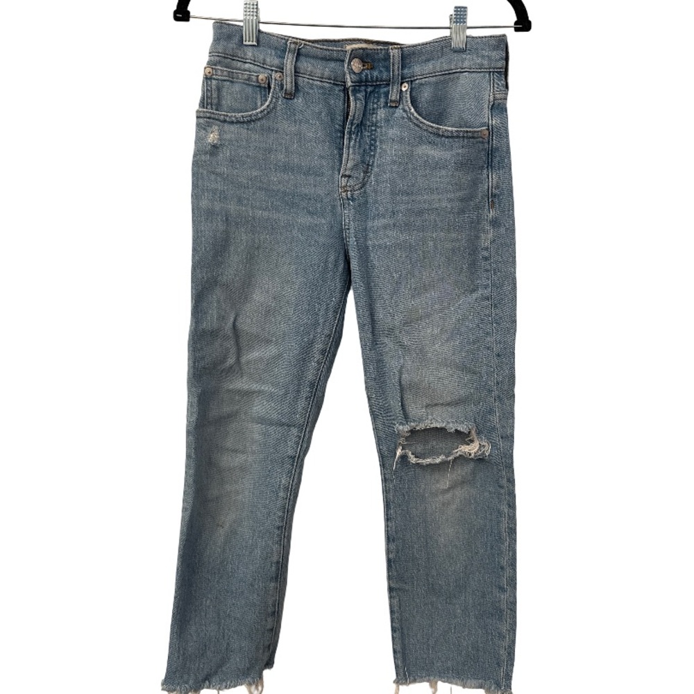 Madewell, the perfect vintage Blue Distressed Women Jeans